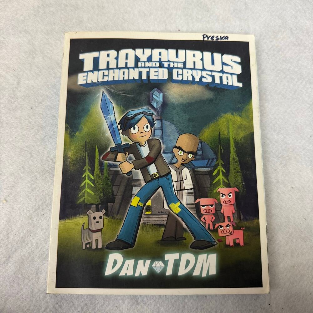 Trayaurus and the Enchanted Crystal Graphic Novel DanTDM Book